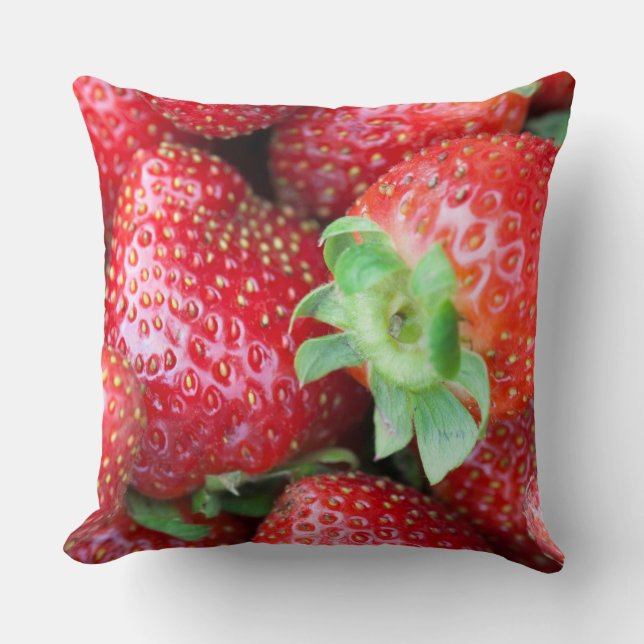 Coussin Fraise sucrée (Recto)