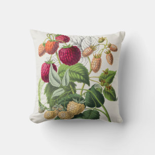 Coussin Fraise vintage