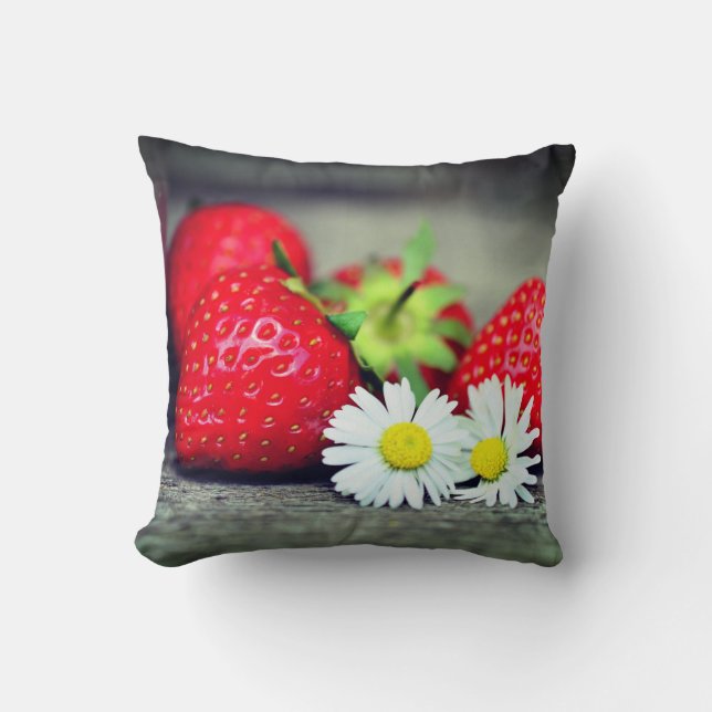 Coussin Fraises (Recto)