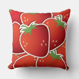Coussin Fraises funky