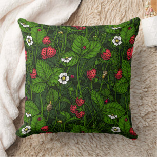 Coussin Fraises sauvages