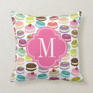 Coussin Français Macarons personnalisé