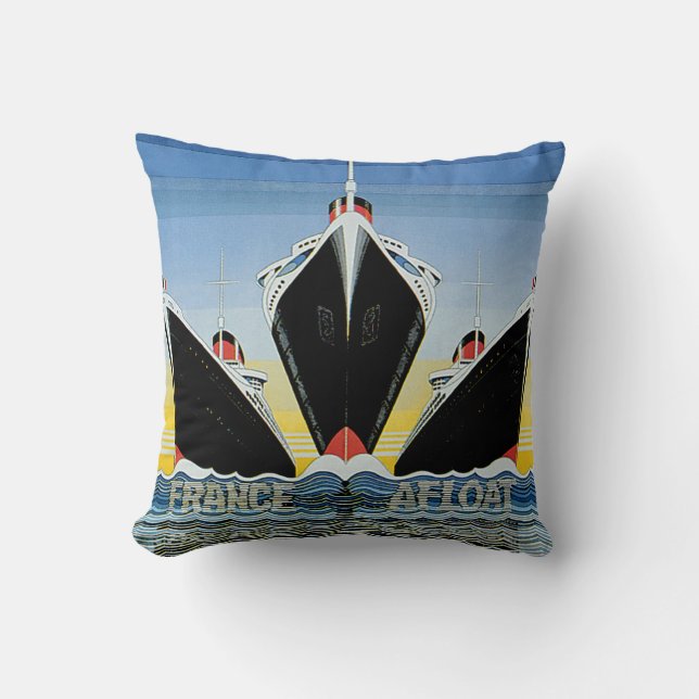Coussin France en mer - Poster en ligne (Recto)