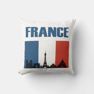 Coussin France Travel - Paris City Skyline Pavillon França