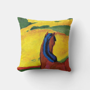 Coussin Franz Marc - Cheval dans un paysage