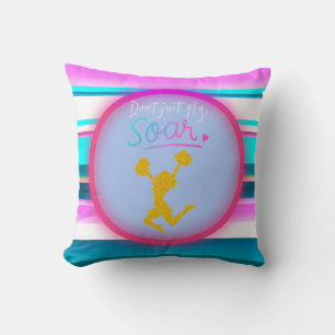 Coussin Frappe "Ne vous contentez pas de voler, de sauter"