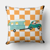 Coussin Frapper la route ouverte 1 (Verso)