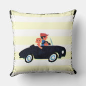 Coussin Frapper la route ouverte 3 (Verso)