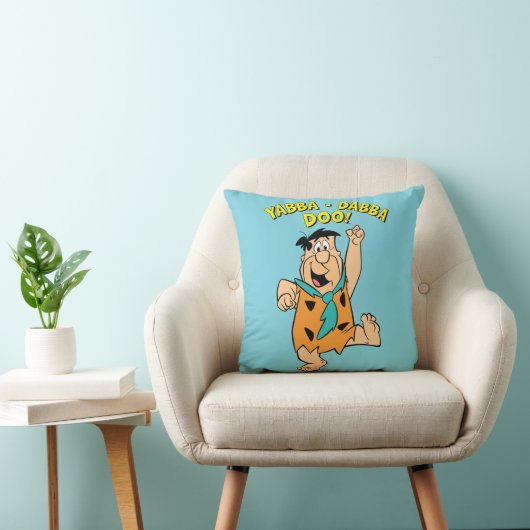 Coussin Fred Flintstone Yabba-Dabba Doo ! (Chaise)