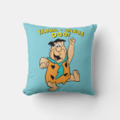 Coussin Fred Flintstone Yabba-Dabba Doo ! (Recto)