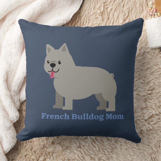 Coussin French Bulldog Mom (Couverture)