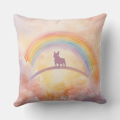 Coussin French Bulldog Rainbow Bridge Memorial Throw (Verso)
