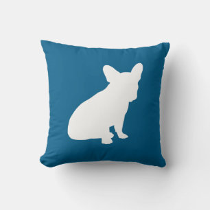 Coussin French Bulldog Theme Party - Baby shower Blue