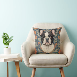 Coussin French Bulldog Vintage Art