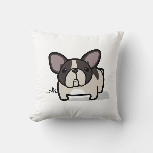 Coussin Frenchie pie Brindle (Recto)