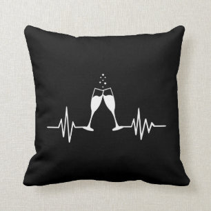 Coussin Fréquence des verres à vin pétillants