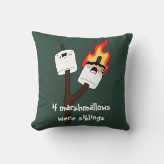 Coussin Frères et sœurs Marshmallow