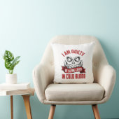 Coussin Friandise d'Halloween Coupable Design de Citrouill (Chaise)