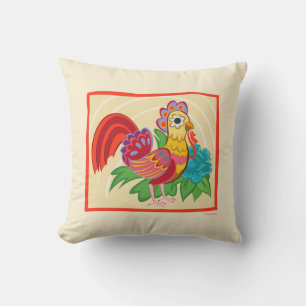 Coussin Frida Kahlo Chicken Graphic