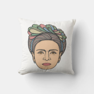 Coussin Frida Kahlo Portrait Art