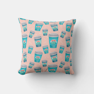 Coussin FRIENDS™   Central Perk Coffee Cup Pattern