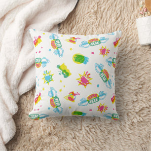Coussin FRIENDS™ Motif Néon Central Perk