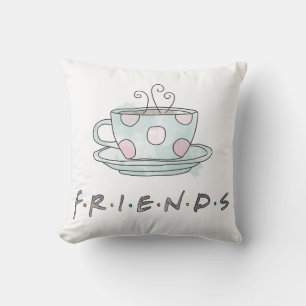 Coussin FRIENDS™ Tasse à café Aquarelle