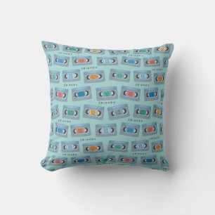 Coussin FRIENDS™ The One With Video Tape Pattern