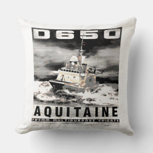Coussin Frigate Aquitaine Jeu d'oreiller Jeter