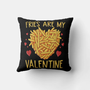 Coussin Frites Sont Mon Valentin