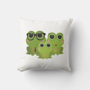 Coussin Frog Family