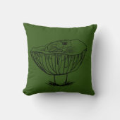 Coussin Froggy sur un champignon (Recto)