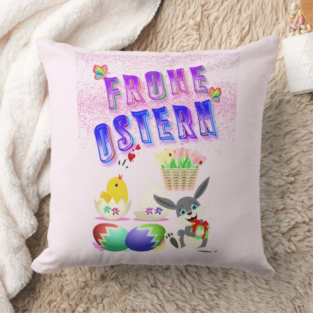 Coussin Frohe Ostern (Couverture)