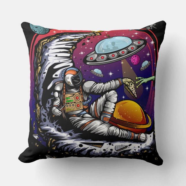 Coussin Fromage Space Moon (Recto)