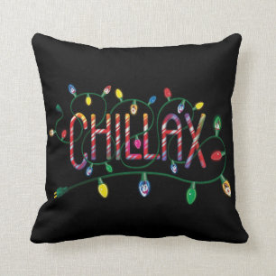 Coussin Frosty the Snowman™   Lumières de vacances "Chilla