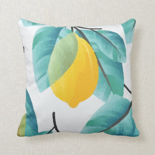Coussin Fruit au citron motif