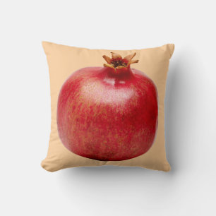 Coussin Fruit de grenade rouge fraîche et entière Art alim