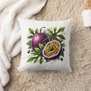 Coussin Fruit de Passionfruit tropical Botanique