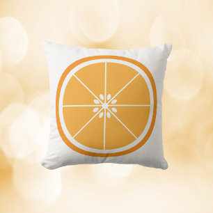 Coussin Fruit en tranche d'orange
