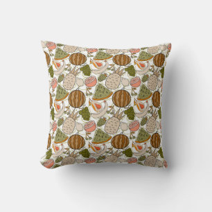 Coussin Fruit motif transparent motif de surface de frui