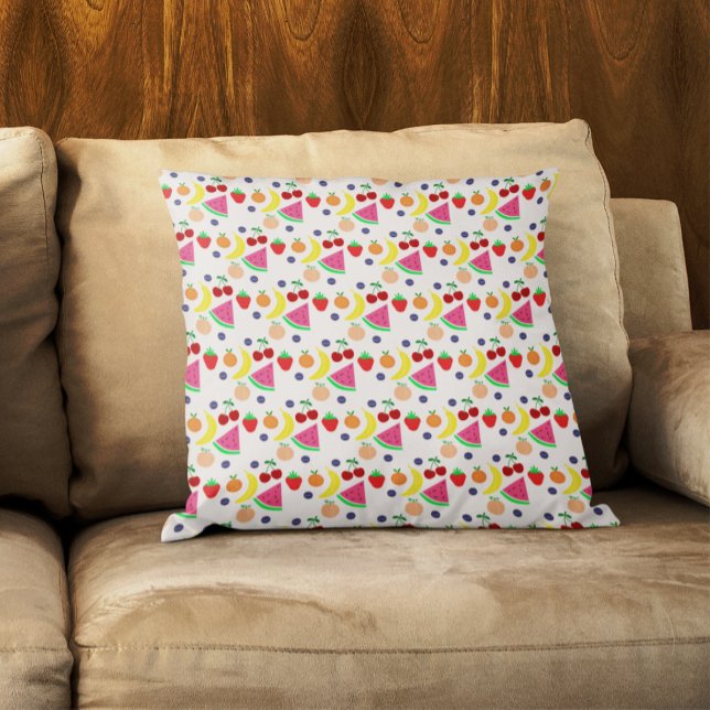 Coussin Fruits à deux tti Frutti 2e anniversaire (Créateur téléchargé)