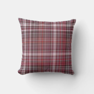 Coussin Fruits de framboises sauvages Crimson rouge Plaid