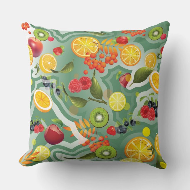 Coussin Fruits mixtes 7 (Recto)