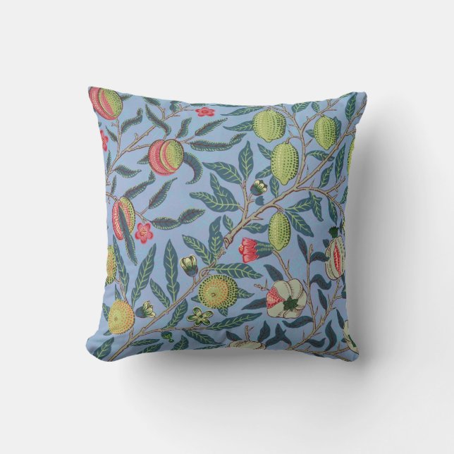 Coussin Fruits ou grenade de William Morris (Recto)
