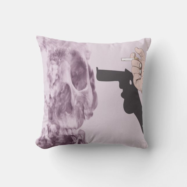 Coussin Fumer vous fait du mal, art mural imprimable (Recto)