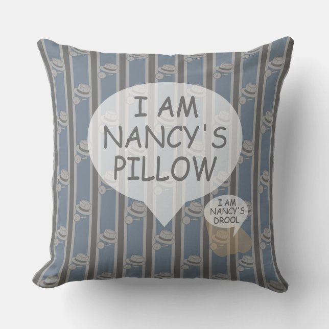 Coussin Fun and Fancy personnalisable Detective (Recto)