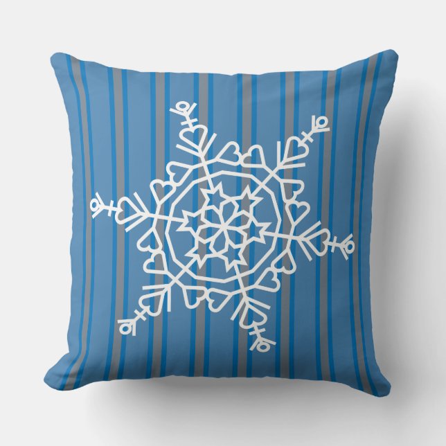 Coussin Fun and Fancy Snowflake (Recto)