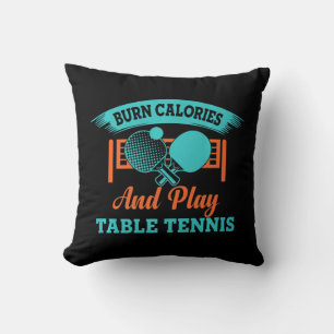 Coussin Fun Burn Calories And Play Table Tennis Game Ping