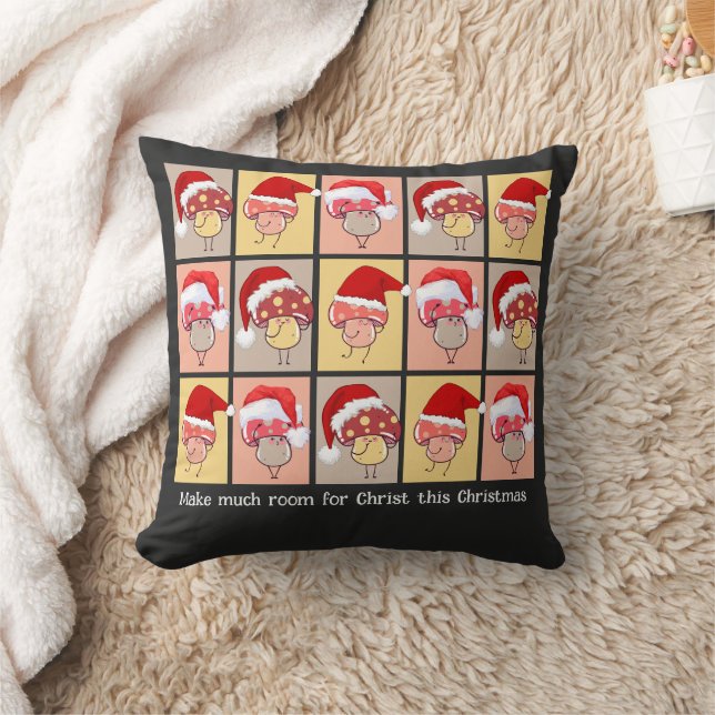 Coussin Fun FAIRE BEAUCOUP DE PLACE POUR CHRIST Christmas  (Couverture)