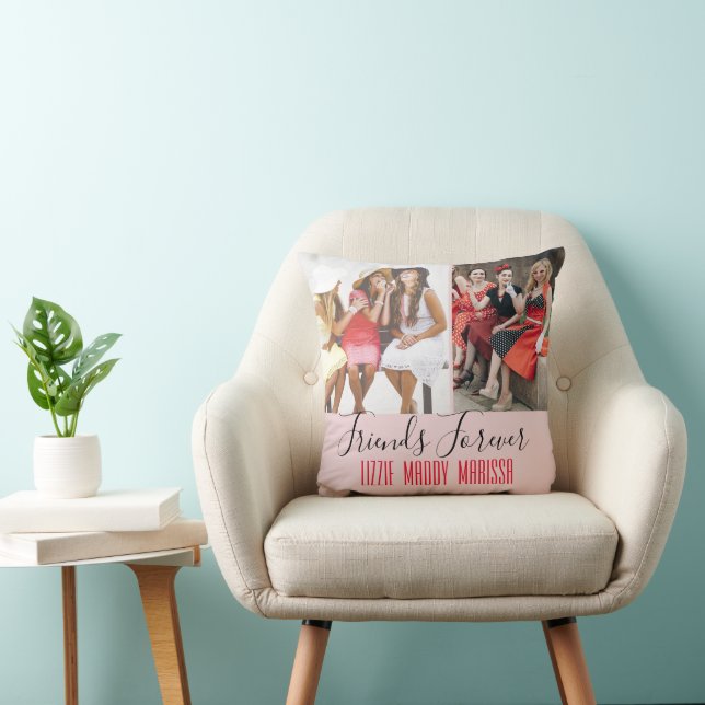 Coussin Fun Friendship Customisée Photo (Chaise)